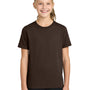 Port & Company Youth Easy Short Sleeve Crewneck T-Shirt - Dark Chocolate Brown - COMING SOON