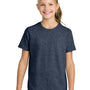 Port & Company Youth Easy Short Sleeve Crewneck T-Shirt - Heather Navy Blue - COMING SOON