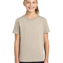 Port & Company Youth Easy Short Sleeve Crewneck T-Shirt - Light Sand Brown - COMING SOON