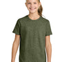Port & Company Youth Easy Short Sleeve Crewneck T-Shirt - Heather Olive Drab Green - COMING SOON