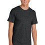 Port & Company Mens Short Sleeve Crewneck T-Shirt - Heather Black