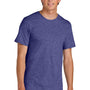 Port & Company Mens Short Sleeve Crewneck T-Shirt - Heather Purple