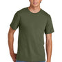 Port & Company Mens Short Sleeve Crewneck T-Shirt - Olive Drab Green