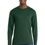 Port & Company Mens Fan Favorite Long Sleeve Crewneck T-Shirt - Forest Green
