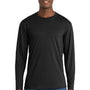 Port & Company Mens Fan Favorite Long Sleeve Crewneck T-Shirt - Jet Black