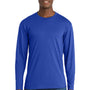 Port & Company Mens Fan Favorite Long Sleeve Crewneck T-Shirt - True Royal Blue