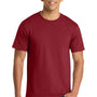 Port & Company Mens Fan Favorite Short Sleeve Crewneck T-Shirt - Athletic Red