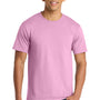 Port & Company Mens Fan Favorite Short Sleeve Crewneck T-Shirt - Candy Pink