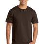 Port & Company Mens Fan Favorite Short Sleeve Crewneck T-Shirt - Dark Chocolate Brown