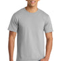 Port & Company Mens Fan Favorite Short Sleeve Crewneck T-Shirt - Silver Grey