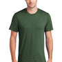 Port & Company Mens Fan Favorite Short Sleeve Crewneck T-Shirt - Heather Forest Green