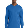 Port & Company Mens Core Long Sleeve Crewneck T-Shirt - Royal Blue