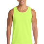 Port & Company Mens Core Tank Top - Neon Yellow