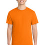 Port & Company Mens Core Short Sleeve Crewneck T-Shirt - Tennessee Orange - NEW