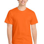 Port & Company Mens Essential Short Sleeve Crewneck T-Shirt - Safety Orange - NEW