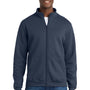 Port & Company Mens Core Fleece Full Zip Sweatshirt w/ Pockets - Navy Blue