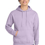 Port & Company Mens Core Pill Resistant Fleece Hooded Sweatshirt Hoodie w/ Pouch Pocket - Lavender Purple - NEW