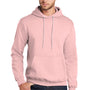 Port & Company Mens Core Pill Resistant Fleece Hooded Sweatshirt Hoodie w/ Pouch Pocket - Pale Blush Pink