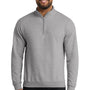 Port & Company Mens Core Fleece 1/4 Zip Sweatshirt - Heather Grey