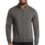 Port & Company Mens Core Fleece 1/4 Zip Sweatshirt - Charcoal Grey