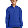 Port & Company Youth Core Fleece 1/4 Zip Sweatshirt - True Royal Blue