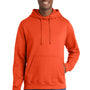 Port & Company Mens Fan Favorite Fleece Hooded Sweatshirt Hoodie w/ Pouch Pocket - Orange