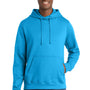 Port & Company Mens Fan Favorite Fleece Hooded Sweatshirt Hoodie w/ Pouch Pocket - Sapphire Blue