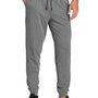 Sport-Tek Mens Sport-Wick Moisture Wicking Jogger Sweatpants w/ Pockets - Heather Charcoal Grey