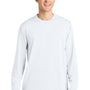 Richardson Mens Clutch Long Sleeve Crewneck T-Shirt - White - Coming Soon