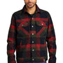 Russell Outdoors Mens Basin Snap Down Jacket - Red Plaid