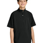 Richardson Youth Barrage Short Sleeve 1/4 Zip Wind Jacket - Black - Coming Soon