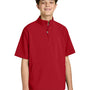 Richardson Youth Barrage Short Sleeve 1/4 Zip Wind Jacket - Red - Coming Soon