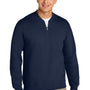 Gildan Mens Softstyle Fleece 1/4 Zip Sweatshirt - Navy Blue - COMING SOON