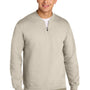 Gildan Mens Softstyle Fleece 1/4 Zip Sweatshirt - Sand - COMING SOON