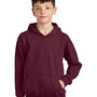 Gildan Youth Softstyle Hooded Sweatshirt Hoodie w/ Pouch Pocket - Maroon