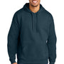 Gildan Mens Softstyle Hooded Sweatshirt Hoodie w/ Pouch Pocket - Dusk Blue