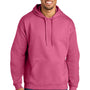 Gildan Mens Softstyle Hooded Sweatshirt Hoodie w/ Pouch Pocket - Pink Lemonade