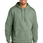 Gildan Mens Softstyle Hooded Sweatshirt Hoodie w/ Pouch Pocket - Sage Green