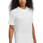 Sport-Tek Mens Moisture Wicking Competitor United Short Sleeve V-Neck T-Shirt - White