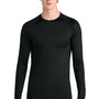 Sport-Tek Mens PosiCharge Compression Long Sleeve Crewneck T-Shirt - Black - COMING SOON