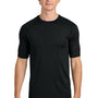 Sport-Tek Mens PosiCharge Compression Short Sleeve Crewneck T-Shirt - Black - COMING SOON