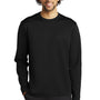 Sport-Tek Mens Moisture Wicking Fleece Crewneck Sweatshirt - Black - Closeout