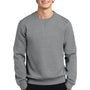 Sport-Tek Mens Shrink Resistant Fleece Crewneck Sweatshirt - Heather Vintage Grey