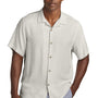 Tommy Bahama Mens Tropic Isles Short Sleeve Button Down Shirt - Continental Grey