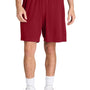 Sport-Tek Mens Moisture Wicking Competitor Athletic Shorts w/ Pockets - Deep Red
