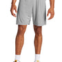 Sport-Tek Mens Moisture Wicking Competitor Athletic Shorts - Silver Grey