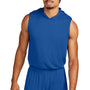 Sport-Tek Mens Moisture Wicking Competitor Hooded Tank Top Hoodie - True Royal Blue