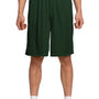 Sport-Tek Mens Competitor Moisture Wicking Shorts - Forest Green - Closeout