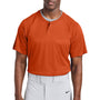 Sport-Tek Mens Moisture Wicking Competitor 2 Button Short Sleeve Henley - Deep Orange
