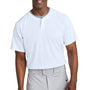 Sport-Tek Mens Moisture Wicking Competitor 2 Button Short Sleeve Henley - White